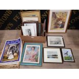 PRINT AFTER RALPH HEDLEY 19TH TOPOGRAPHICAL ENGRAVINGS QUEEN ELIZABETH II AND JUBILEE NEWSPAPERS