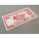 BANKNOTES NORTH OF SCOTLAND BANK LTD £5 NOTE DATED 1/7/1947