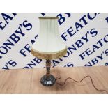 NORTH AFRICAN POSSIBLY MOROCCAN TABLE LAMP WITH IMPRESSIVE DESIGN