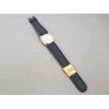 VINTAGE 1959 9CT GOLD GENTS LANCO SWISS WATCH IN GOOD WORKING ORDER 22.5G