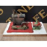 MAMOD MODEL STEAM ENGINE ON BASE