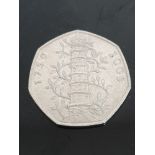 2009 KEW GARDENS 50P PIECE CIRCULATED BUT NICE CONDITION 100% GENUINE