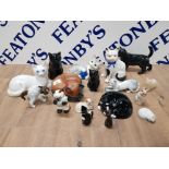 MULTIPLE CAT FIGURES IN DIFFERENT SHAPES AND SIZES