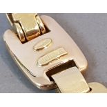 GOLD 18CT LADIES CHUNKY LINK BRACELET 16.2G LENGTH 20CMS