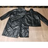 INSPIRE MENS LEATHER JACKET TOGETHER WITH ANOTHER LEATHER JACKET