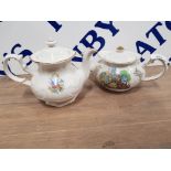 2 PRICE KENSINGTON TEAPOTS 1961 IN GOOD CONDITION