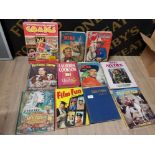 11 VINTAGE MISCELLANEOUS ANNUALS ETC INCLUDES WALT DISNEYS SNOW WHITE AND THE SEVEN DWARFS, COMICS