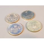 COINS UK 4 ROYAL MINT £2 POUND COINS