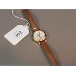 LADIES BMW MINI WATCH WITH BROWN STRAP