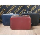 3 VINTAGE TRAVEL CASES INC PYTHON