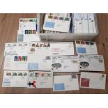 COLLECTION OF OVER 500 UK FIRST DAY COVERS, DECENT COLLECTION FROM 1960S TO 2013