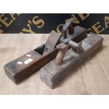 2 VINTAGE WOODEN WORKMANS PLANES