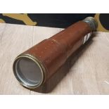 ANTIQUE 3 DRAW TELESCOPE BY ARMSTRONGS MANCHESTER