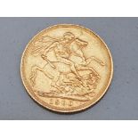 22CT GOLD 1900 FULL SOVEREIGN COIN