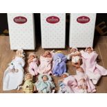 10 ASHTON DRAKE BABY DOLLS, SOME BOXED