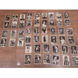FULL SET OF 48 WILLS 1937 CIGARETTE CARDS BRITISH SPORTING PERSONALITIES, IN EXCELLENT CONDITION