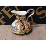 VINTAGE ROYAL WINTON CLYO PATTERNED JUG 14CM