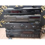 DENON PRECISION AUDIO COMPONENT/ AM-FM STEREO TUNER TU-260 TOGETHER WITH TECHNICS COMPACT DISC