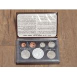 COINS NEW ZEALAND 1981 PROOF SET OF 7 COINS INCLUDING $1 STERLING SILVER