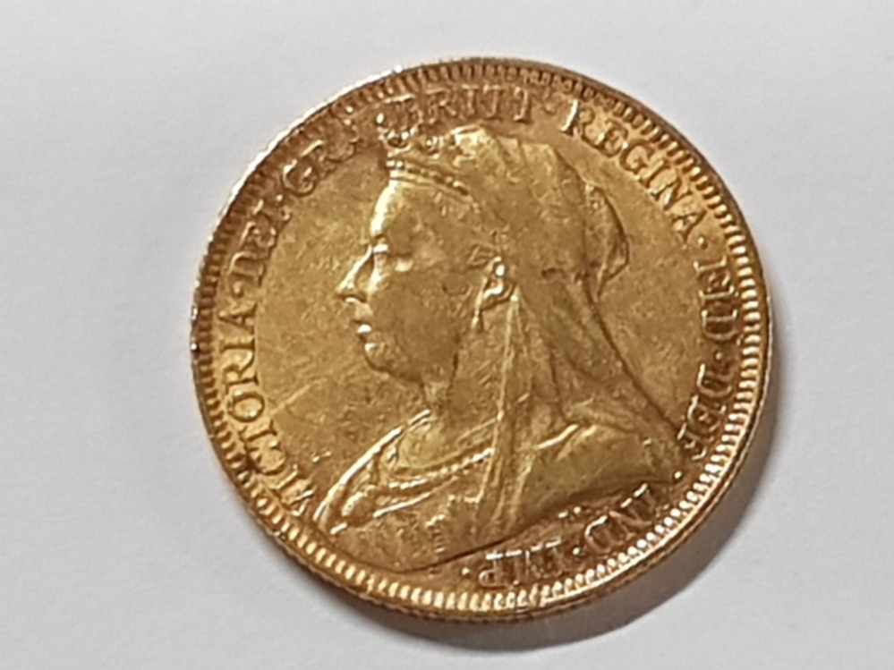 22CT GOLD 1893 FULL SOVEREIGN COIN - Image 2 of 2