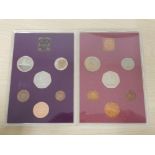 TWO COINAGE OF GREAT BRITAIN AND NORTHERN IRELAND PROOF COIN SETS DATED 1979 AND 1980 BOTH IN