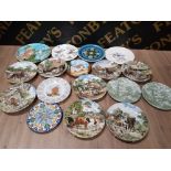 LARGE COLLECTION OF MISCELLANEOUS PLATES INC WEDGWOOD ETC