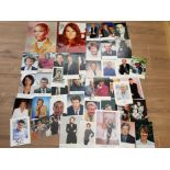 TELEVISION P.C.SIZE OR LARGER SIGNED PHOTOGRAPHS INCLUDES KIRSTY YOUNG, DALE WINTON, CILLA BLACK,