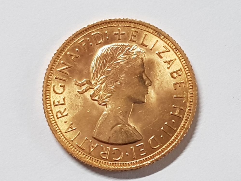 22CT GOLD 1958 FULL SOVEREIGN COIN - Image 2 of 2