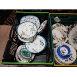 19TH CENTURY PART DESSERT AND DINNERWARE TO INCLUDE MINTON J AND M P BELL TUREEN PLATE STAFFORDSHIRE