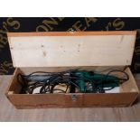 1650W PARKSIDE ELECTRIC CHAINSAW IN A WOODEN CHEST