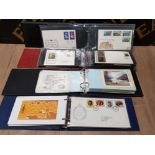 JERSEY POST OFFICE DEFINITIVE ISSUE 1976 STAMP ALBUM FIRST DAY COVERS AND POSTCARDS