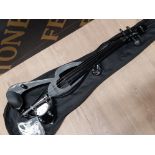 ELECTRIC VIOLIN IN JET BLACK WITH CARRYBAG