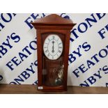 REPRODUCTION MAHOGANY WALL CLOCK