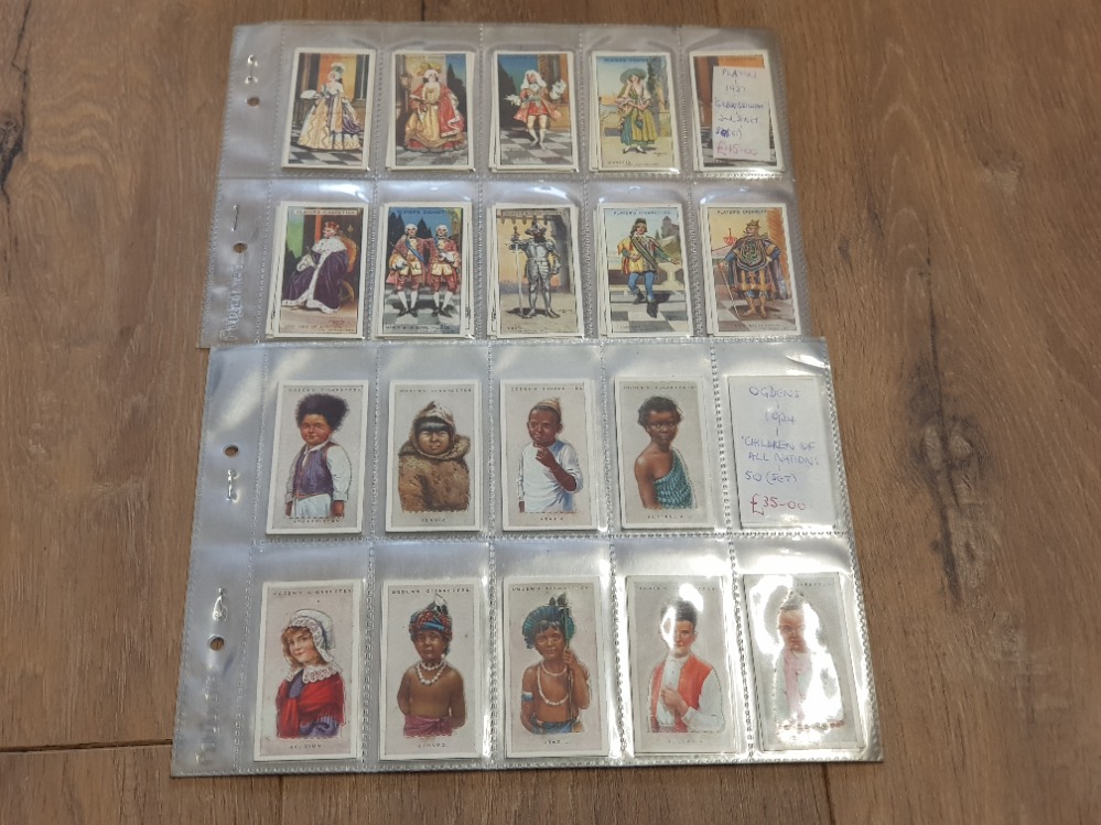 CIGARETTE CARDS OGDENS 1924 CHILDREN OF NATIONS AND PLAYERS 1927 GILBERT AND SULLIVAN 2ND SERIES