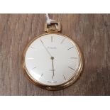 A GOLD PLATED DULUX POCKET WATCH