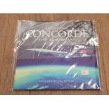 CONCORDE COIN SET OF 50P X3 IN SPECIAL 50TH ANNIVERSARY PACK IN UNCIRCULATED CONDITION