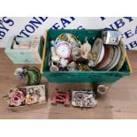 MAINLY 20TH CENTURY CERAMICS TO INCLUDE RINGTONS TEA POT BISCUIT BARREL