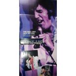 ELVIS THE LOST PERFORMANCES PROMOTIONAL BOARD ADVERTISING ITS RELEASE, MEASURING 67 INCHES TALL BY