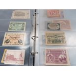 RARE COLLECTION OF AUSTRIA NOTGELD BANKNOTES COMPLETE WITH ALBUM 100 BANKNOTES ALL DIFFERENT HIGH