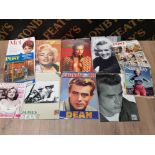 COLLECTION OF VINTAGE MAGAZINES AND CALENDARS DATED FROM THE 50S TO 90S, OF MARILYN MONROE, KENNEDYS