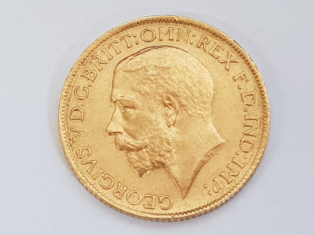 22CT YELLOW GOLD 1912 FULL SOVEREIGN, HALF - Image 2 of 2