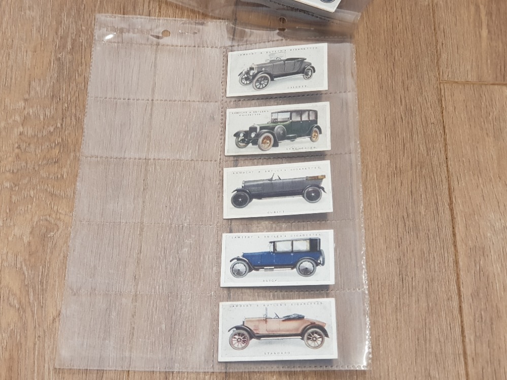 CIGARETTE CARDS LAMBERT AND BUTLER 1922 MOTOR CARS 1ST SERIES SET 25 GOOD CONDITION - Image 3 of 3