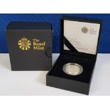 UK ROYAL MINT 2011 ONE POUND EDINBURGH CASTLE SILVER PROOF COIN IN CASE OF ISSUE WITH CERTIFICATE