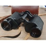 PAIR OF 1940S CARL ZEISS MULTI COATED BINOCULARS WITH ORIGINAL CARRY CASE