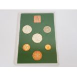 UK ROYAL MINT COINAGE OF GREAT BRITAIN AND NORTHERN IRELAND 1975 COIN SET, IN ORIGINAL PACK