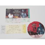 THREE MICHAEL JACKSON CONCERT TICKETS FOR HIS HISTORY TOUR, 2 WITH FULL STUBS FOR SYDNEY AND WEMBLEY