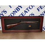 FRAMED REPLICA FLINTLOCK BLUNDERBUSS 1777