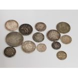 ANTIQUE SILVER COINAGE FROM VARIOUS COUNTRIES