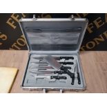 PRIMA CHEFS KNIFE SET, IN ORIGINAL CARRYCASE