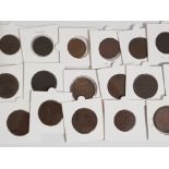A COLLECTION OF 17 OLD JERSEY COINAGE HIGH GRADE OF THE VICTORIA